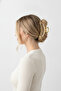 Yellow Metallic Look Oversized Claw Hair Clip Stylish and Modern Design - 3