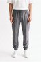 Men's Smoked Parachute Fabric Trousers with Elasticated Legs and Zippered Back Pockets