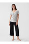 Nevavm V-Neck Women's Pajama Top with Difference - 2