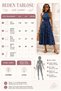 Women's Off-Shoulder Halter Neck Patterned Maxi Single Jersey Dress - 5