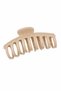 Stylish and Durable Light Beige Color Large Size Hair Clip Claw for Women