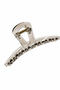 Transparent Smoked Color Large Size Hair Gathering Claw Clip for Women Daily Use