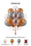 Gray Transparent Balloon Set 18 Pieces Adult Birthday Decoration Party Decoration