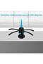 Matte Stainless Built-In Liquid Soap Dispenser Pump Countertop Sink Soap Dispenser Head with Extension Hose Black - 2