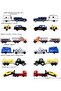 Majorette city vehicles with trailer (1 piece is sent) - 8