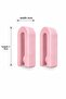 Adhesive Modern Towel Rack Set of 2 |   Wall Towel Holder Without Drilling |   Bathroom Kitchen Organizer Hanger Rack - 3