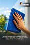 Microfiber Cleaning Cloth 3 Pieces |   Glass, Kitchen, Bathroom, Thick Textured, Long-Lasting Magic Cloth, Water-Resistant Blue Cleaning Cloth - 2