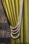 Ceiling Mounting with Cornice, Custom Made Stone and Metal Decorative Curtain Tieback, Braçol Curtain Accessory - 3