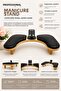 Manicure Stand U Type Stand with Phone Holder - Nail, Hand & Arm Rest Stand - Nail Art & Prosthetic