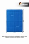 Microfiber Cleaning Cloth 3 Pieces |   Glass, Kitchen, Bathroom, Thick Textured, Long-Lasting Magic Cloth, Water-Resistant Blue Cleaning Cloth - 5