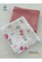 100% Cotton 2-Piece Muslin Baby Blanket Set Oeko-Tex Certified Muslin Cover 80 X 90 cm - 3
