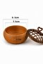 1 Piece of 100% Natural Oak & Beech Wood Snack Bowl, Nut Bowl, and Turkish Delight Bowl – Decorative Serving Bowl with Metal Grid Lid - Dowry Box, Gift Box - 2