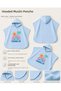 100% Cotton Muslin Baby/Child Hooded Beach Towel Poncho Towel Sea Pool Bathrobe Baby Bath Towel - 2