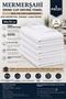 100% Cotton Marble Pattern Cup Wiping Cloth Set of 5 – Professional Cleaning Cloth for Cafes, Restaurants, Hotels and Dining Halls, Lint-Free, Absorbent Kitchen Cloth 50X70