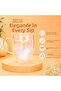 كوب أنيق بتصميم ريش حقيقي سعة 350 مل هدية - 2
