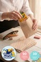 20-Piece Back to School Student Gift Pack (Polka Dot Paper Bag (11X20Cm) and 30 4cm Stickers)
