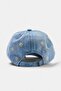 Light Blue Denim Floral Embroidered Women's Hat Takss26Sp00017 - 4