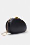 Siyah Kadın Portföy & Clutch Çanta TAKSS26PY00010 - 3