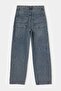 Mavi %100 Pamuk Dikiş Detaylı Normal Bel Barrel Jeans TWOAW27JE00013 - 8