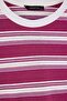 Mürdüm Çizgili Regular Bisiklet Yaka Uzun Regular Penye süprem Örme T-Shirt TWOAW27TS00021 - 12
