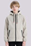 Boy's Stone Lined Water and Windproof Double Zipper Hooded Raincoat & Windbreaker