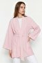Women's Vertical Striped Wide Sleeve Stylish Summer Relaxed Kimono - 3