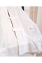 Cotton Muslin Ruffled Stroller Cover 90X110 cm Sun and Wind Protector, with Snap Fasteners - 5