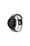 ®   Watch 20mm Sports Perforated Strap - Black-White - 3