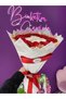 14-Piece Red and White Satin Rose Bouquet, Non-Fading Flower, Gift Bouquet for Lover & Mother - 4