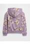 Gap girls' floral print padded zip-up jacket, ages 4-16, lilac - 3