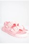 Children's Sandals with Buckle Detail 26-30 Pudra