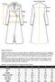 Satin and Small Stone Detailed Lined Plus Size Overcoat Black 6810 - 6