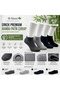 Men's Bamboo Booties Socks Set of 4, 80% Real Bamboo Seamless Breathable Premium Socks - 2