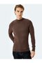 Half Turtleneck Sweater Knitwear Basic Long Sleeve - 3