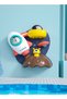 Space Ship Bath Toys for Toddlers 1-3 Year Old,Interactive Multicolored Bathtub Water Toy with 2 Suc - 5