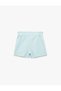 Cotton Textured Shorts with Elastic Waist - 5