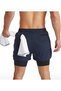 Men's Running Quick Dry Micropoly Training Field Fitness Short Tights Outdoor Shorts - 7