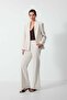 Flare Fit Fabric Pants - 4
