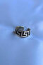 Labyrinth Patterned Special Design Masculine Adjustable Men's Ring - 4