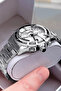 Exclusive Men's Wristwatch 3 Atm Water Resistant Silver Color Steel Band Dke2122C1