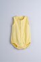 Flameli Muslin 100% Cotton Baby and Children's Bodysuit (Yellow)