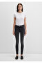 Tess M Girly - Dark Gray Jean Trousers100328-86444 - 3