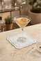Liva Silver 6-Piece Cocktail Presentation Napkin Embroidered Coffee Presentation Napkin - 5