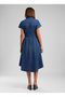 Blue Women's Classic Regular Fit Dress 262 Lcf 144002 Mayara Denim - 7