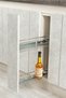 Side Rail Bottle Holder with Brake 15' Module Chrome