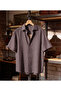 Men's Linen Oversize Relaxed Fit Short Sleeve Summer Shirt