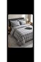 Double Patterned Duvet Cover Set - 4