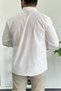 Men's Crinkle Fabric Shirt White Edw362 - 6