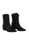Black Leather Women's Heeled Boots 39Wb1588 - 2