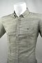 100% Cotton Green Long Sleeve Cotton Pocketless Regular Fit Premium Men's Shirt - 3